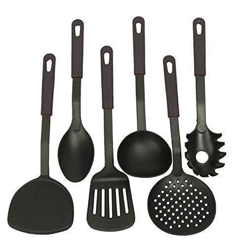 EASY SHOPE Nylon Heat-Resistant Nonstick Spoon Tools Nylon Spatula Spoon Kitchen Cooking Utensil Tools Set-1 - Image 4