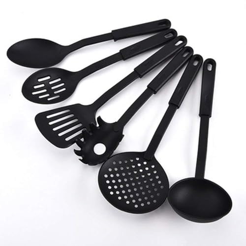 EASY SHOPE Nylon Heat-Resistant Nonstick Spoon Tools Nylon Spatula Spoon Kitchen Cooking Utensil Tools Set-1 - Image 3
