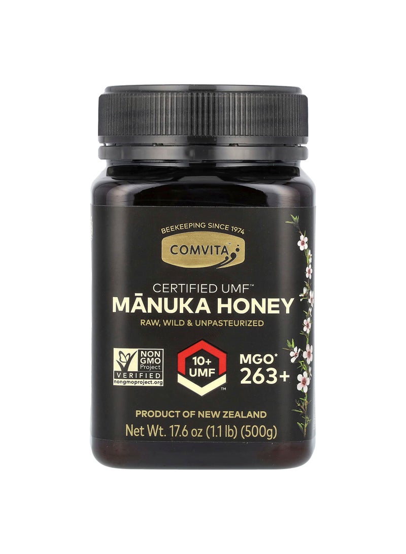 Manuka Honey, UMF 10+, MGO 263+, 17.6 oz (500 g)