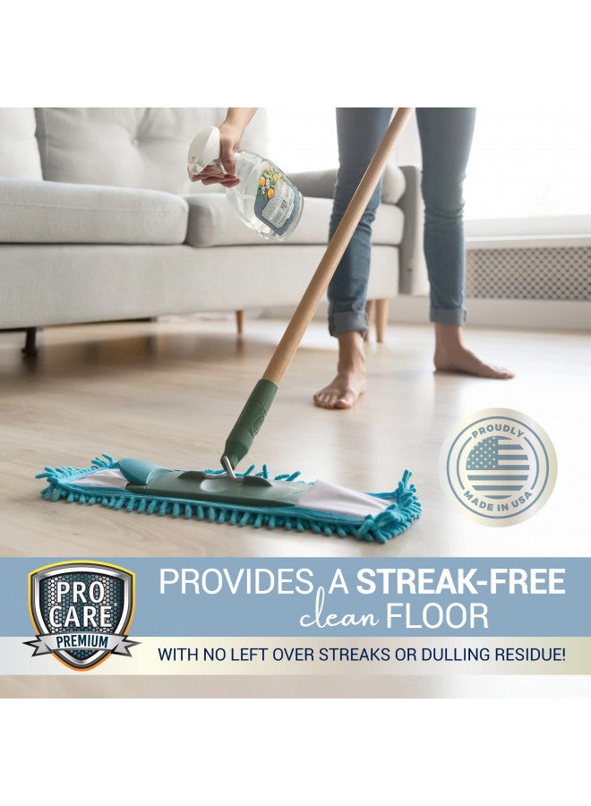 ProCare Citrus Floor Cleaner (Made in USA) | Tile, Stone, Laminate, Vinyl & Natural Wood Floor Cleaner for Mopping, Floor Cleaning Solution with Citrus Aroma - 32oz / 0.95L Spray Bottle - Image 3