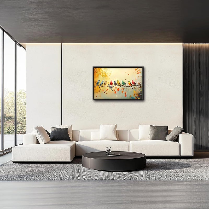 Fuzawet Colorful Birds Framed Canvas Wall Art - Image 4