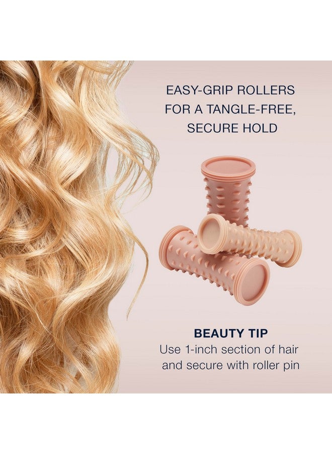Conair Double Ceramic Hot Rollers for Long, Medium, and All Hair - Hair Curler - Hair Roller Clips Included - 1/2 inch, 3/4 inch, and 1 inch Rollers - Image 5