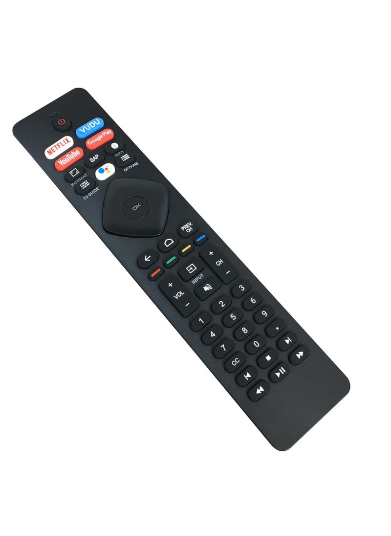 Generic - Philips Universal TV Remote Control Compatible for Android Smart LCD LED 4K TV 65PFL5504/F7 50PFL5604/F7 65PFL5766/F7 55PFL5704/F7 75PFL5604/F7 47PFL6704D/F7 - Image 1