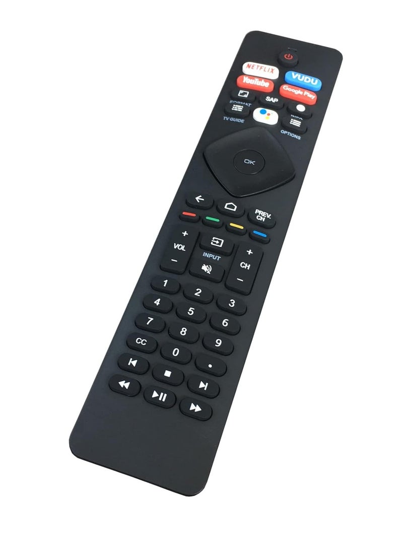 Generic - Philips Universal TV Remote Control Compatible for Android Smart LCD LED 4K TV 65PFL5504/F7 50PFL5604/F7 65PFL5766/F7 55PFL5704/F7 75PFL5604/F7 47PFL6704D/F7 - Image 1