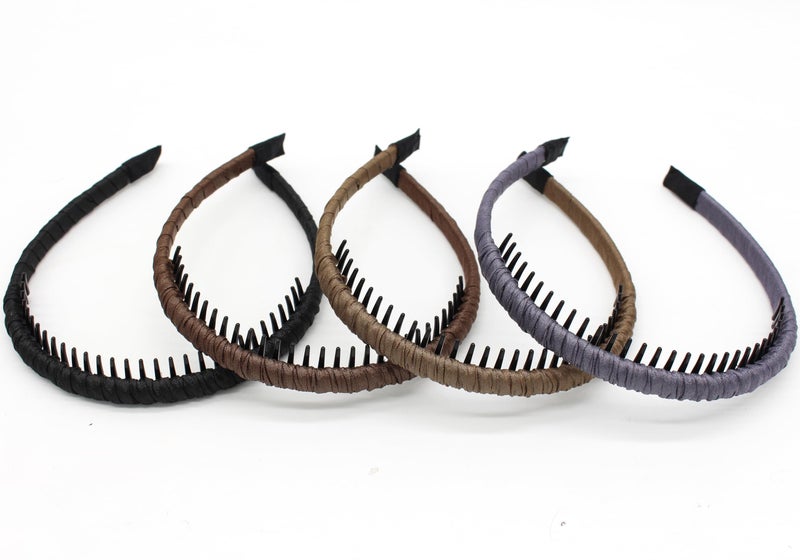 JOBAND JOBANDFashion Hair Accessories,plastic headbands for women,headband with teeth Suitable Daily Use,Spa,Parties and Yoga(pack of 4) - Image 3