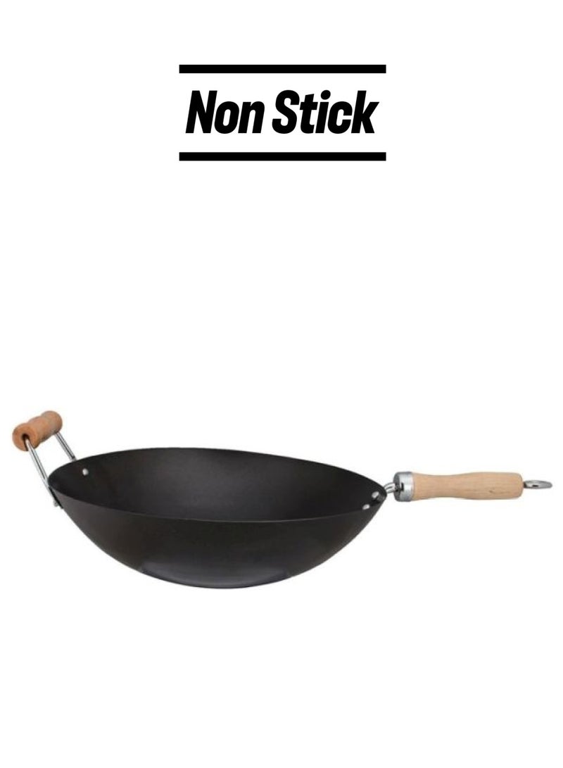Prestige Nonstick Wok Pan Black - Image 1