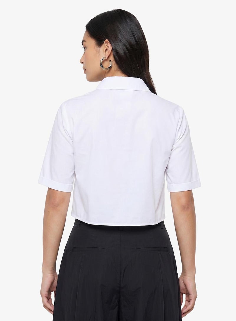 ONLY Crop Short Sleeve Shirt - Image 3