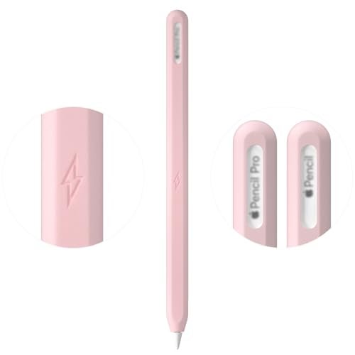 AKSHFETH Ultra Thin Protective Pencil Cover for Apple Pencil Pro &Apple Pencil 2nd Gen Silicone Case Sleeve Compatible with Apple Pencil Pro (Pink) - Image 1