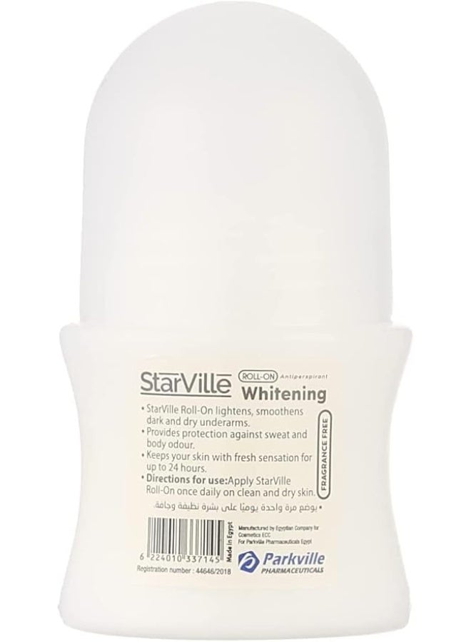 ستارفيل StarVille Roll-On Antiperspirant Whitening Enforced with Vitamin E - Image 2