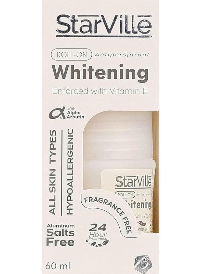 ستارفيل StarVille Roll-On Antiperspirant Whitening Enforced with Vitamin E - Image 4