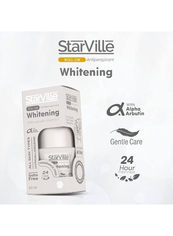 ستارفيل StarVille Roll-On Antiperspirant Whitening Enforced with Vitamin E - Image 1