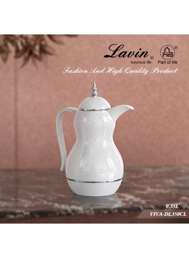 Lavin Arabic Dalla/Capacity 350ml/Glass inner Thermos/Tea&Coffee(kawa)/HB