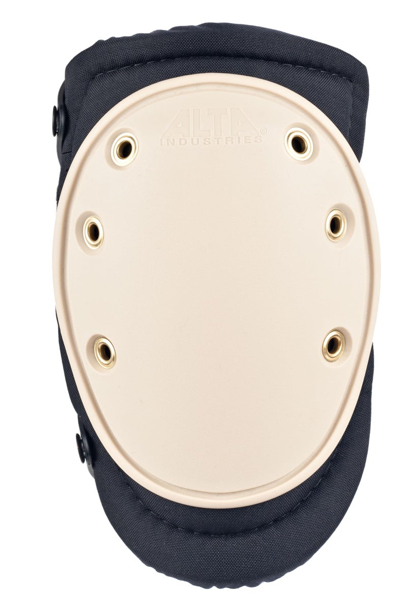 Alta 50423 NOMAR Knee Protector Pad, Black Cordura Nylon Fabric, AltaLOK Fastening, Flexible Cap, Long Beige (One Pair) - Image 1