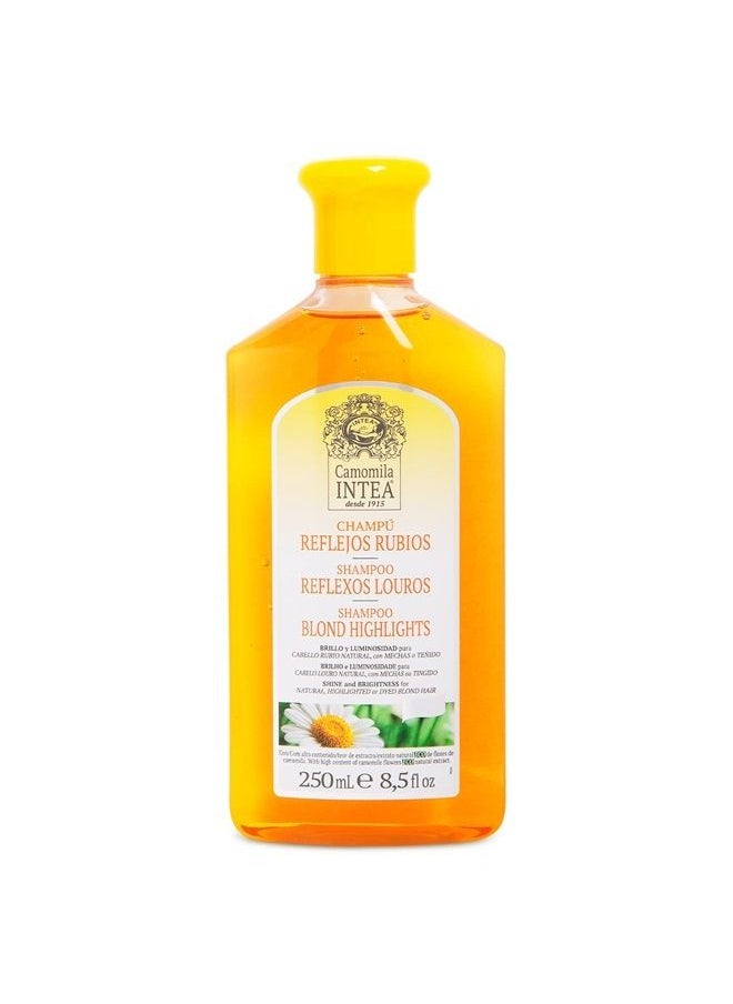 Intea Chamomile Shampoo – Premium Shampoo for Blonde Hair – Non-Ammonia Natural Blonde Brightening Shampoo – Suitable for Natural or Dyed Blonde Hair – Easy Application – 8.5oz  - Image 1