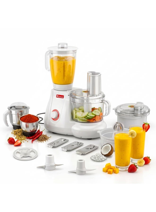 Rico 700W Coconut Scraper & Mixer Grinder | Multi-Functional Food Processor with Blender, Citrus Juicer, Masala & Chutney Jar | 2-Year Replacement Warranty - Image 1
