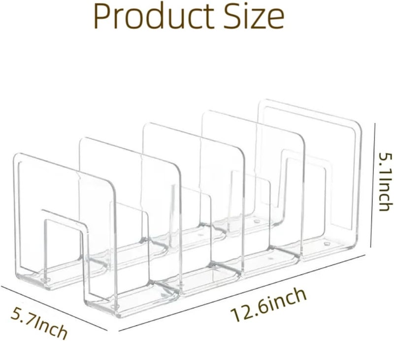 NUOLUTH Clear Acrylic Kids Shoe Rack for Closet Organizers and Storage, Small Shoe Rack 4 Sections Toddler Baby Shoe Storage Organizer Stackable Shoe Shelf,kids closet organizers and storage(3Pack) - Image 2