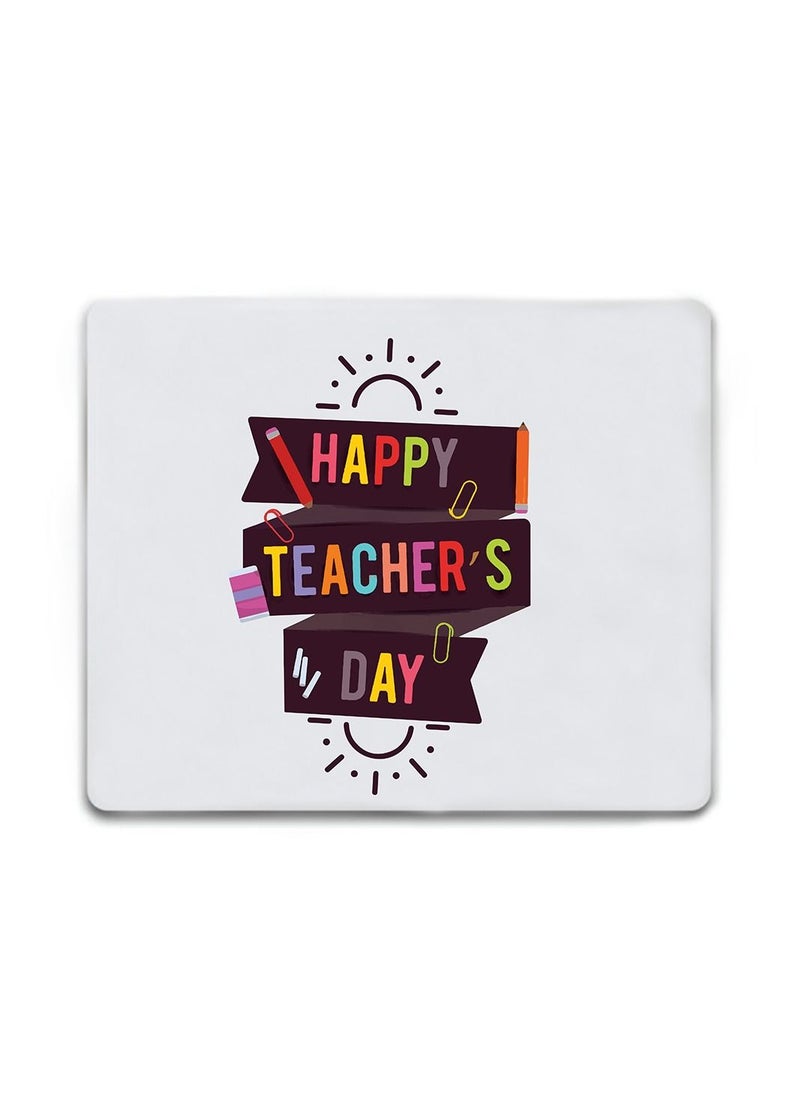 PRINTSHOP4ME Teacher's day for Printed Mousepad - Non slip base mousepad - Teacher Appreciation gifts - Inspire Rectangle Mousepad - Gift Idea for Teachers - Desk Accessories  - Image 1