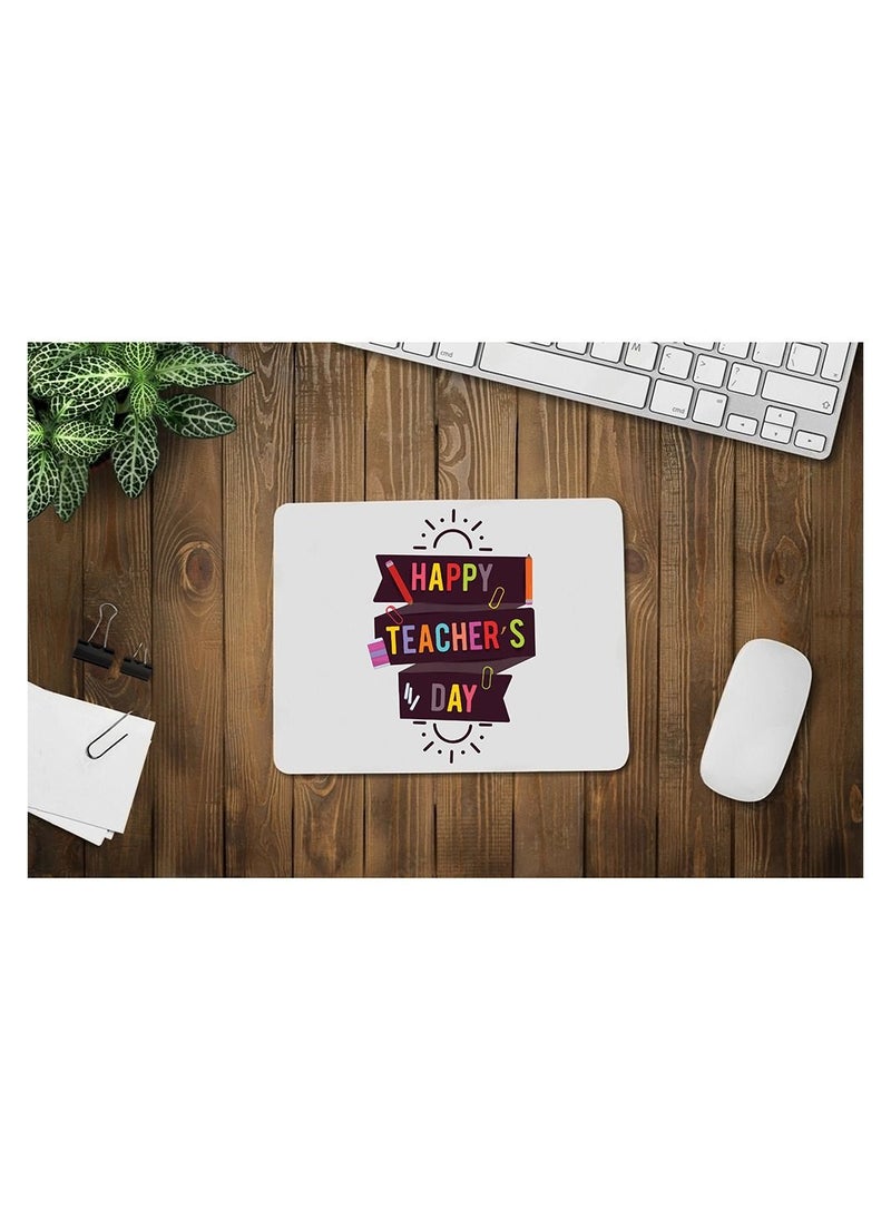 PRINTSHOP4ME Teacher's day for Printed Mousepad - Non slip base mousepad - Teacher Appreciation gifts - Inspire Rectangle Mousepad - Gift Idea for Teachers - Desk Accessories  - Image 3