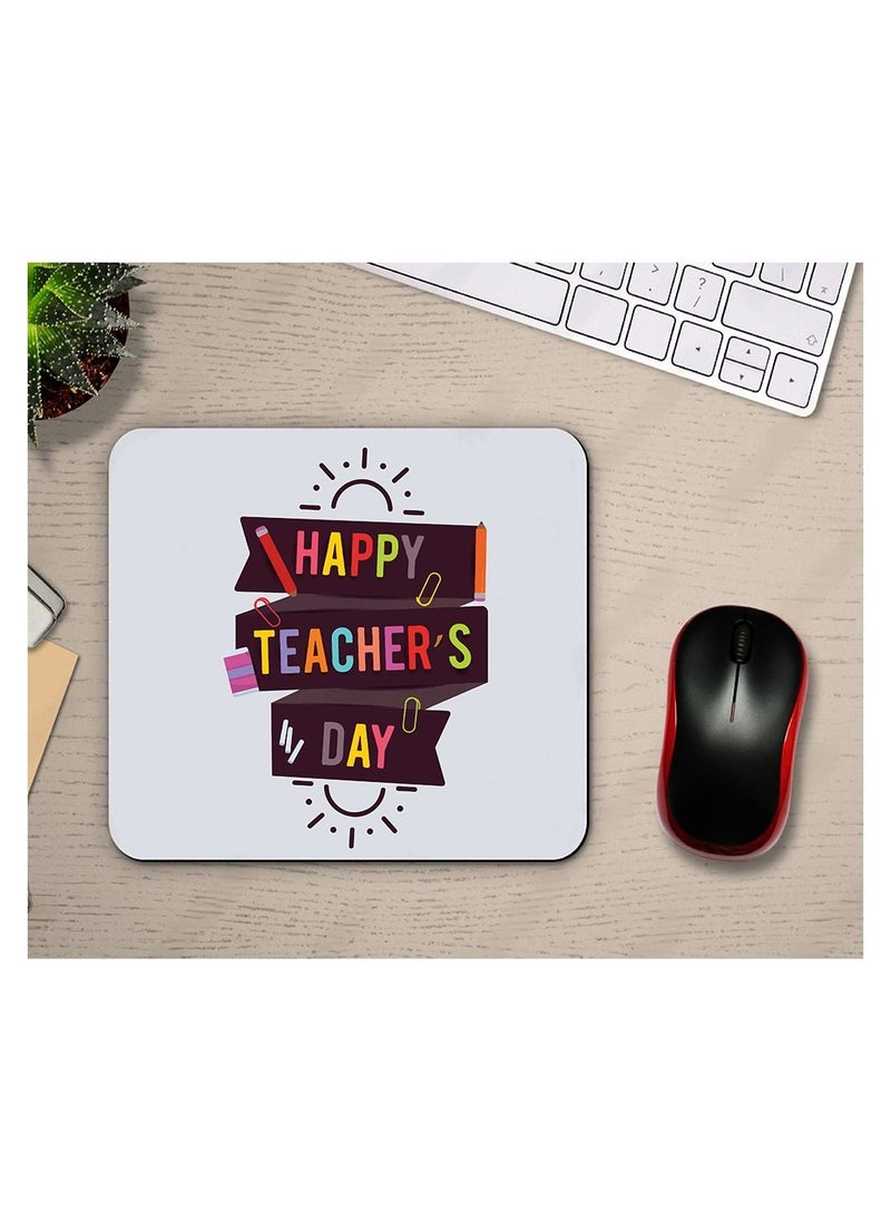 PRINTSHOP4ME Teacher's day for Printed Mousepad - Non slip base mousepad - Teacher Appreciation gifts - Inspire Rectangle Mousepad - Gift Idea for Teachers - Desk Accessories  - Image 2