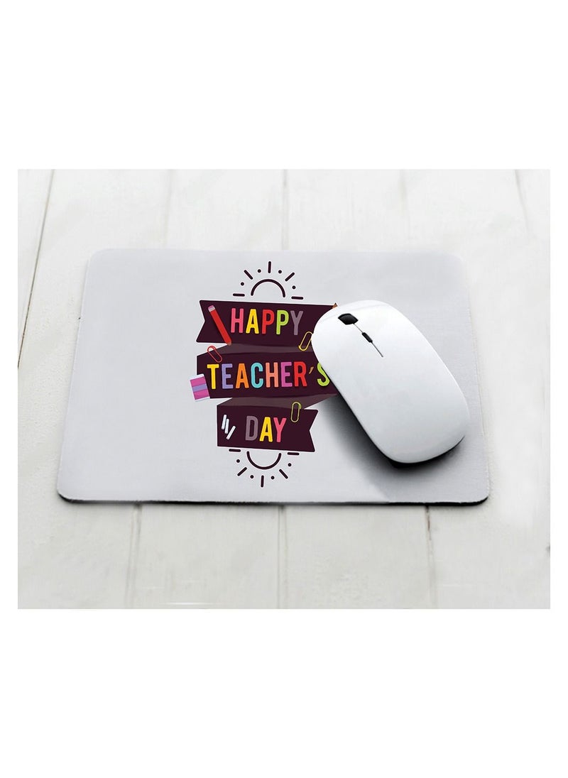 PRINTSHOP4ME Teacher's day for Printed Mousepad - Non slip base mousepad - Teacher Appreciation gifts - Inspire Rectangle Mousepad - Gift Idea for Teachers - Desk Accessories  - Image 4