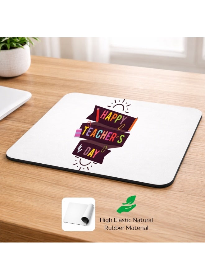 PRINTSHOP4ME Teacher's day for Printed Mousepad - Non slip base mousepad - Teacher Appreciation gifts - Inspire Rectangle Mousepad - Gift Idea for Teachers - Desk Accessories - Image 5