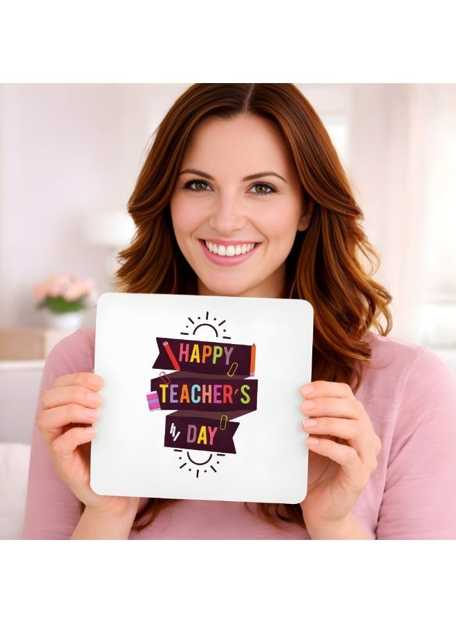 PRINTSHOP4ME Teacher's day for Printed Mousepad - Non slip base mousepad - Teacher Appreciation gifts - Inspire Rectangle Mousepad - Gift Idea for Teachers - Desk Accessories - Image 4