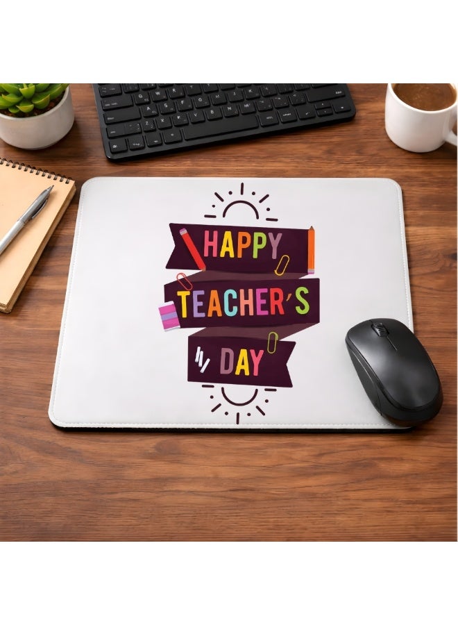 PRINTSHOP4ME Teacher's day for Printed Mousepad - Non slip base mousepad - Teacher Appreciation gifts - Inspire Rectangle Mousepad - Gift Idea for Teachers - Desk Accessories - Image 3
