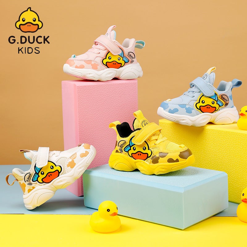 G.Duck Little Yellow Duck Children'S Shoes Boys' Shoes 2022 Breathable Mesh Boys' Sports Shoes Boys' And Girls' Shoes For Young Children - Image 5