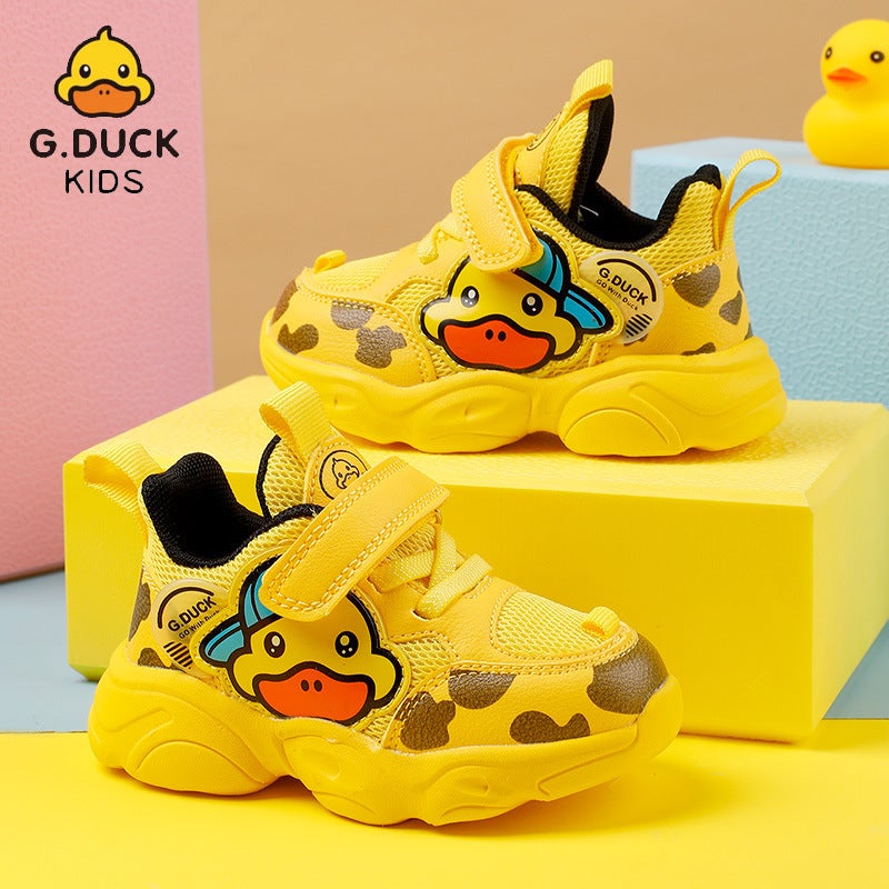 G.Duck Little Yellow Duck Children'S Shoes Boys' Shoes 2022 Breathable Mesh Boys' Sports Shoes Boys' And Girls' Shoes For Young Children - Image 2