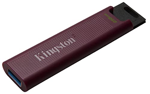 Kingston كينجستون داتا ترافيلر ماكس نوع-A 256GB فلاش درايف عالي الأداء USB 3.2 جين 2 بسرعة تصل إلى 1000 ميجابايت/ثانية بتصميم غطاء منزلق DTMAXA/256GB - Image 2
