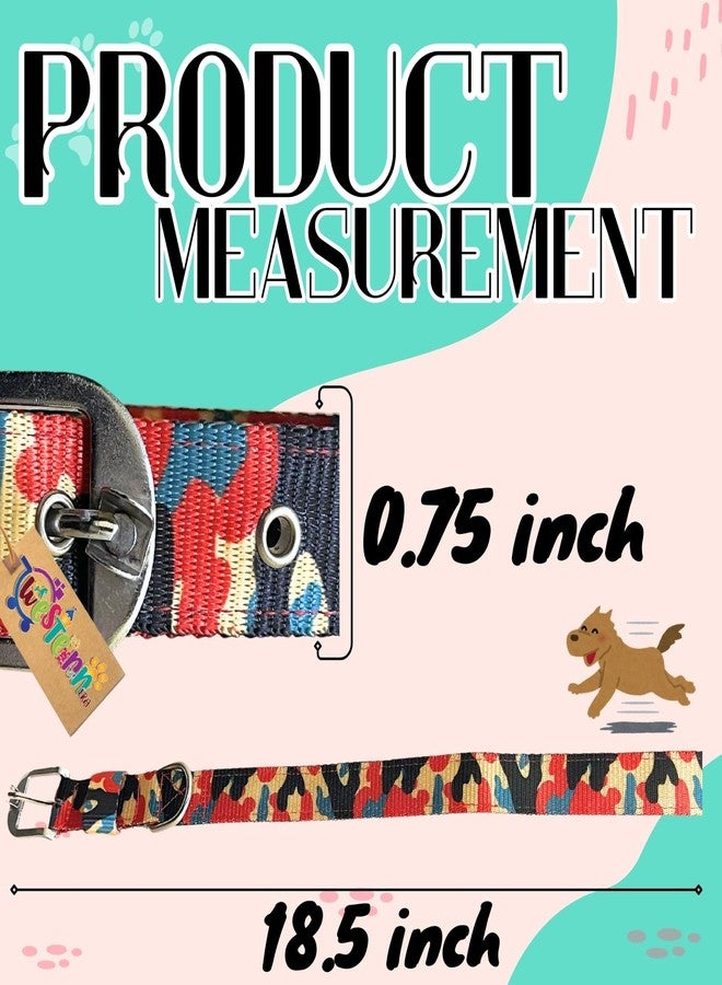 ويستيرن إرا طوق كلاب بنقشة نايلون مستوحاة من العصر الغربي - متين، مريح، قابل للتعديل، مزود بحلقة D آمنة لربط المقود، مقاوم للعوامل الجوية، خفيف الوزن، أنيق، تصميم يدوم طويلاً للاستخدام اليومي (عشوائي، صغير) - Image 5