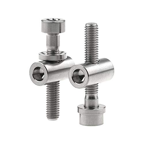 Wanyifa Titanium Ti M5x30mm Bolt Nut Washer for Thomson Seatpost Cycling Bolts - Image 1