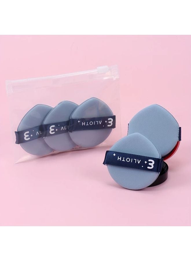 5Pcs Dark Blue Air Cushion Strawberry Makeup Sponges Latex Free Hydrophilic PU Beauty Blenders - Image 1