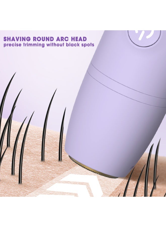 Painless Epilator for Women, IPX6 Waterproof Electric Hair Remover, USB Rechargeable with 120min Runtime, Stainless Steel Blades, 3-in-1 Heads for Smooth Skin, Ideal for Face, Body - Image 3