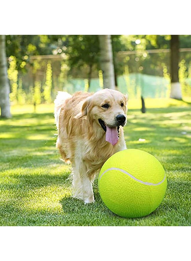 URBEST Oversize Giant Tennis Balls, Inflatable Tennis Balls for Signature, Children Adult Pets Dogs Cats Fun (Shipped Deflated) (Green, XXL (9.5IN)) - Image 4