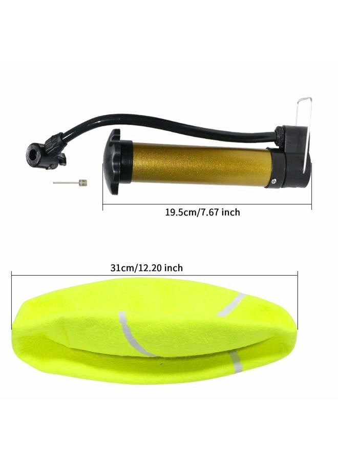 URBEST Oversize Giant Tennis Balls, Inflatable Tennis Balls for Signature, Children Adult Pets Dogs Cats Fun (Shipped Deflated) (Green, XXL (9.5IN)) - Image 2