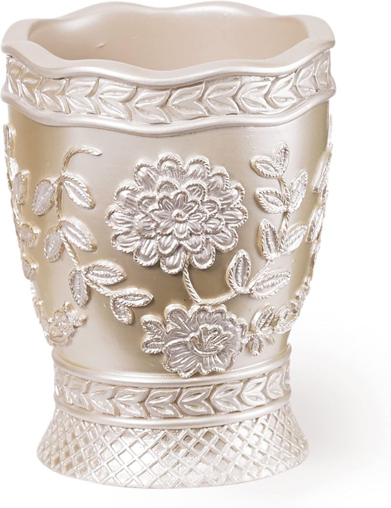 Popular Bath 942705 Rose Vine, Tumbler, Beige-Taupe - Image 1