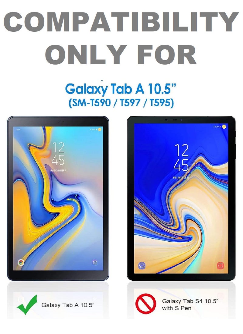 Tempered Glass Screen Protector Clear Designed For Samsung Galaxy Tab A 10.5 Full Screen Coverage And Bubble Free - Image 3