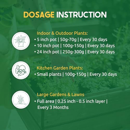 Zamia Cow Dung Manure | 1kg | Organic Fertilizer & Soil Conditioner for Plants | Compost for Home Gardening - Image 3