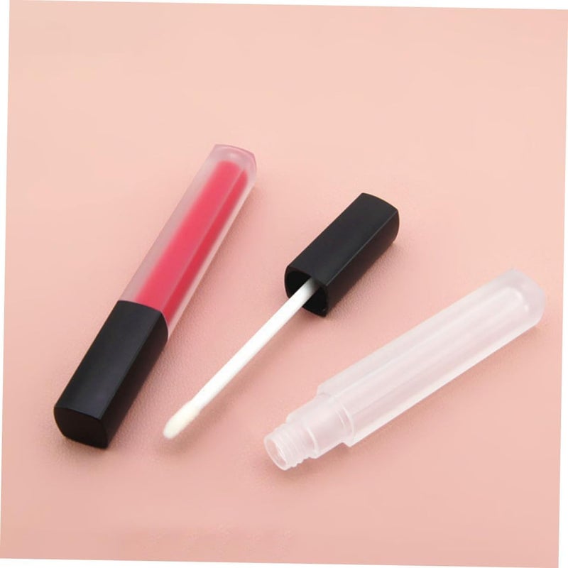Didiseaon 10pcs Matte Finish Square Lip Gloss Tube Empty Lip Balm Bottles for Travel Capacity Portable and Lightweight Design - Image 4