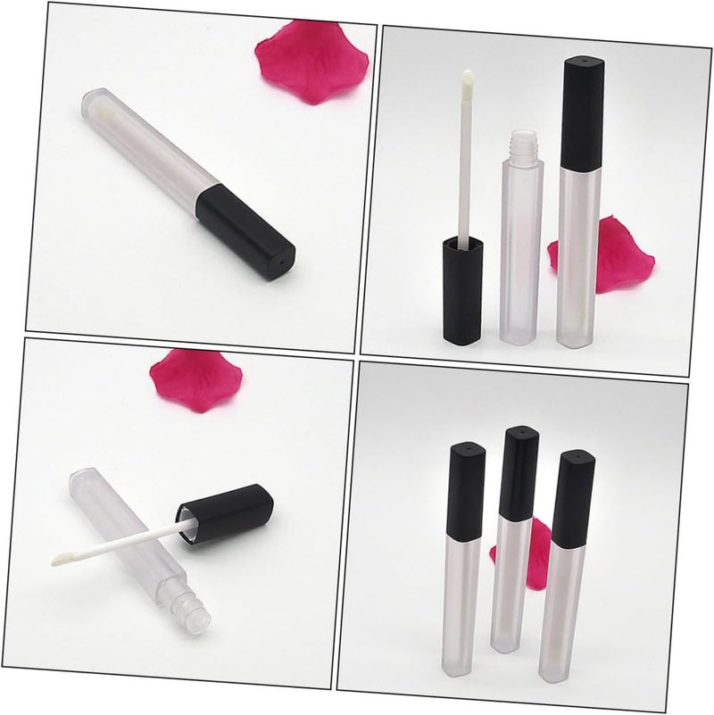 Didiseaon 10pcs Matte Finish Square Lip Gloss Tube Empty Lip Balm Bottles for Travel Capacity Portable and Lightweight Design - Image 3
