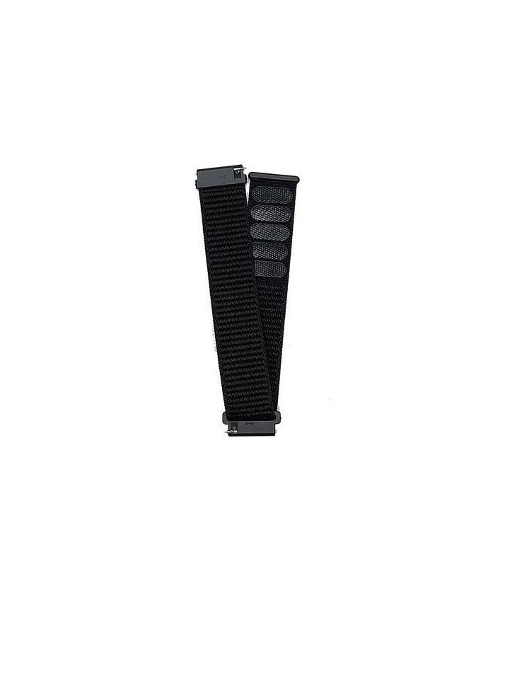 Replacement Nylon Strap 20mm For Oraimo Tempo S2 OSW-11N- Smart Watch  - Black