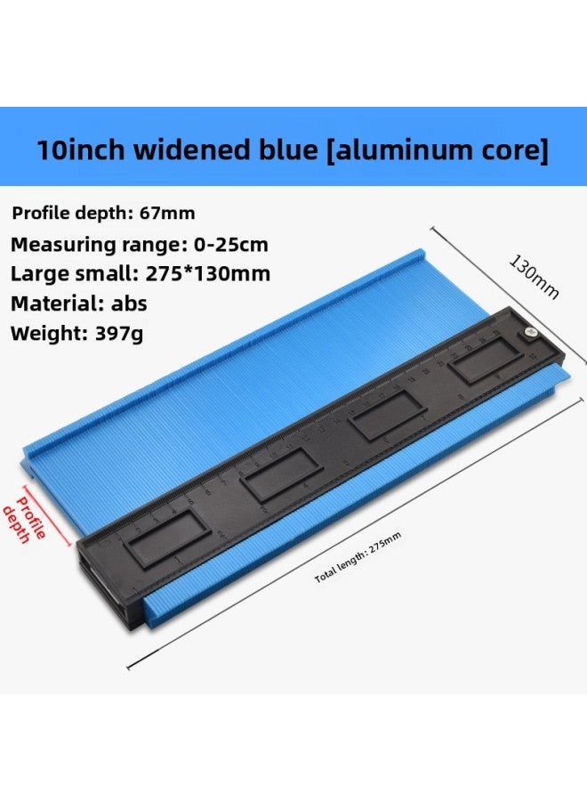 Multifunctional Special-shaped Outline Arc Taker Woodworking Large Arc Ruler Gauge Profiling Measuring Ruler Curve Shape Taker 