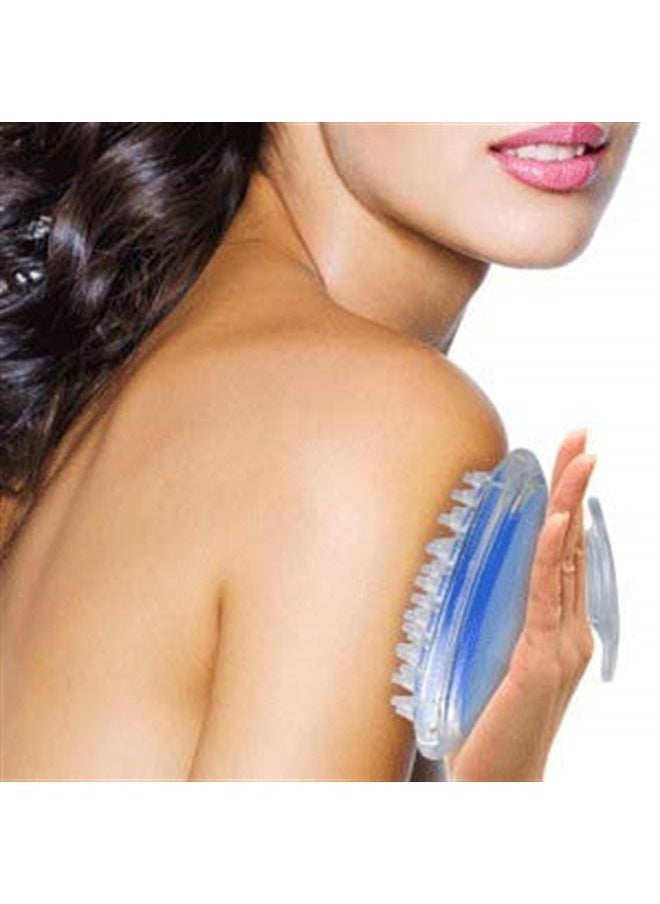 TailaiMei - Anti Cellulite Massager Brush, Body Shower Scrubber for Cellulite Remover - Improve Circulation Fascia Muscle Release Brush(Blue) - Image 1