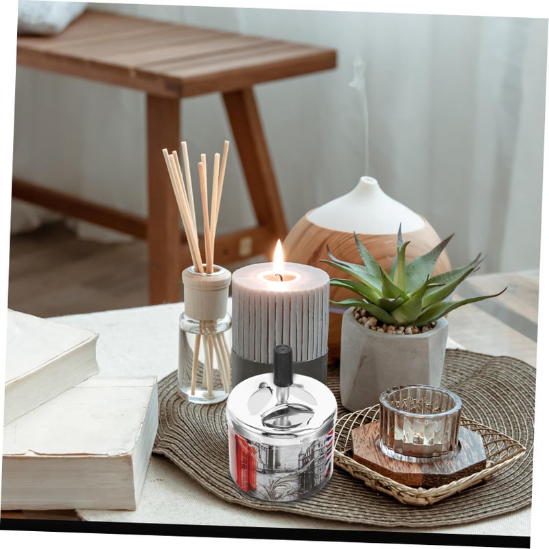 An Automatic Extinguishing Ashtray Stylish Metal Decorative Compact Design For Home Travel UV Protective - Image 5