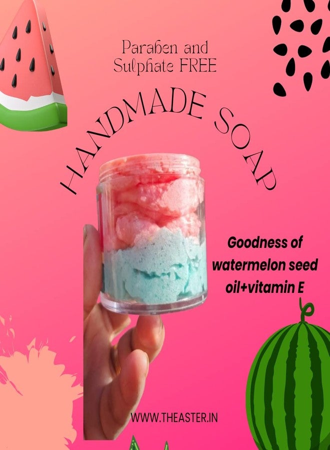 Astrid watermelon whipped soap, deep cleansing, ultra lathering, moisturising, all skin types, No Parabens and sulphate, 80 GMS - Image 4