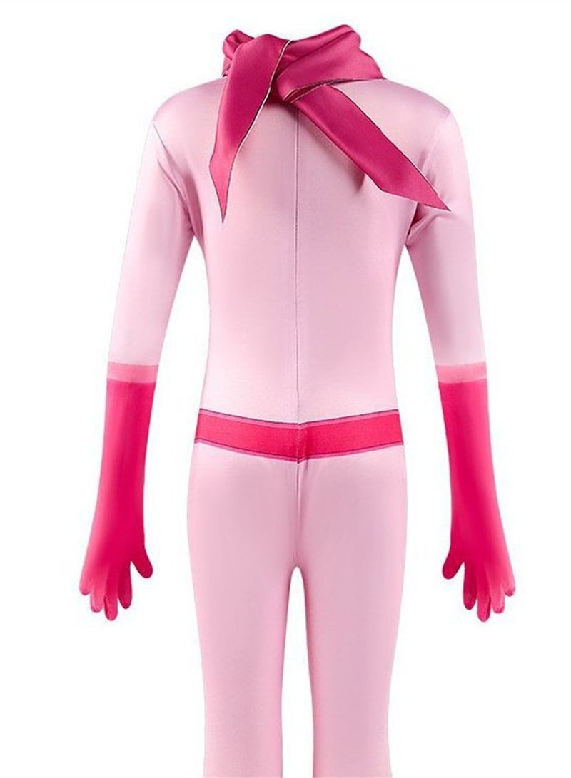 New Mario Princess Peach cos jumpsuit battle suit movie cosplay role-playing tight clothes - Image 3