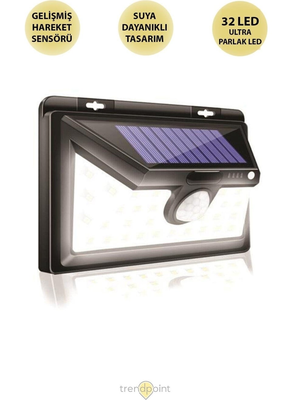 Technosmart 4 Pieces 32 LEDs Motion Sensor Solar Powered Solar Garden Lamp Lighting Led  - Image 2