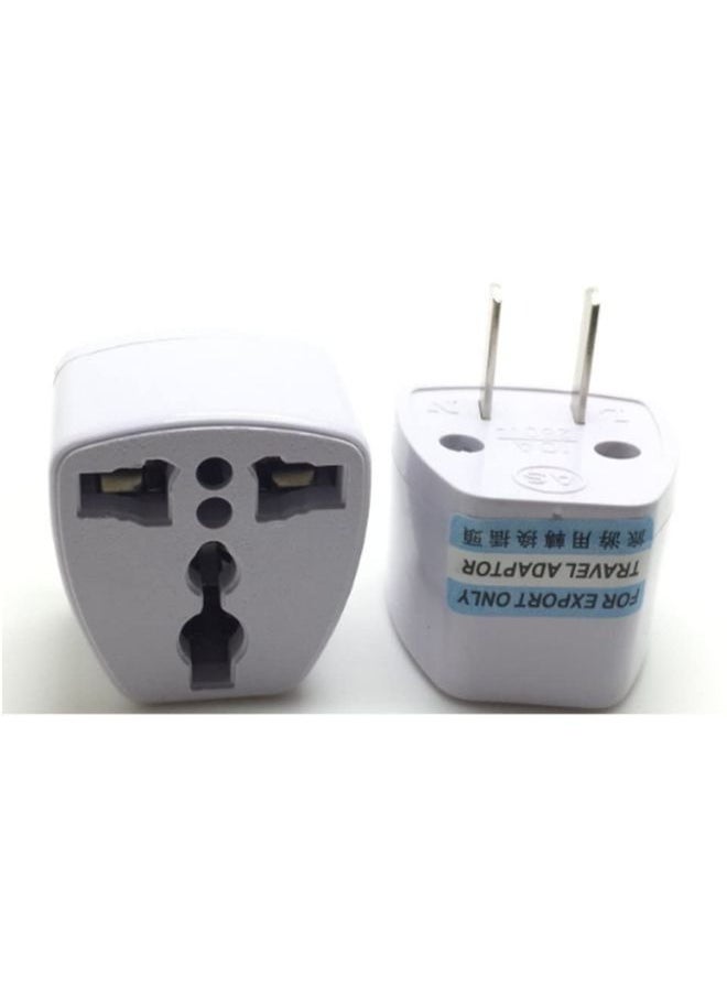 Wtrtr - 4PCS EU AU UK to USA Japan Canada Converter Travel Power Plug Adapter - Image 1
