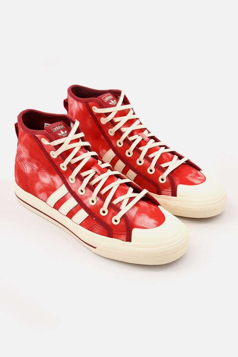 adidas Originals Men Nizza HI RF Lace Up Sports Shoes, Red - Image 1